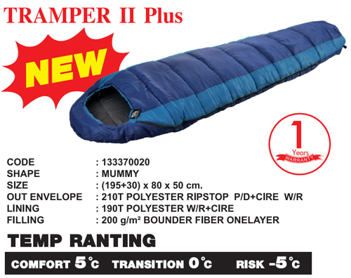 ถุงนอน Tramper II Plus